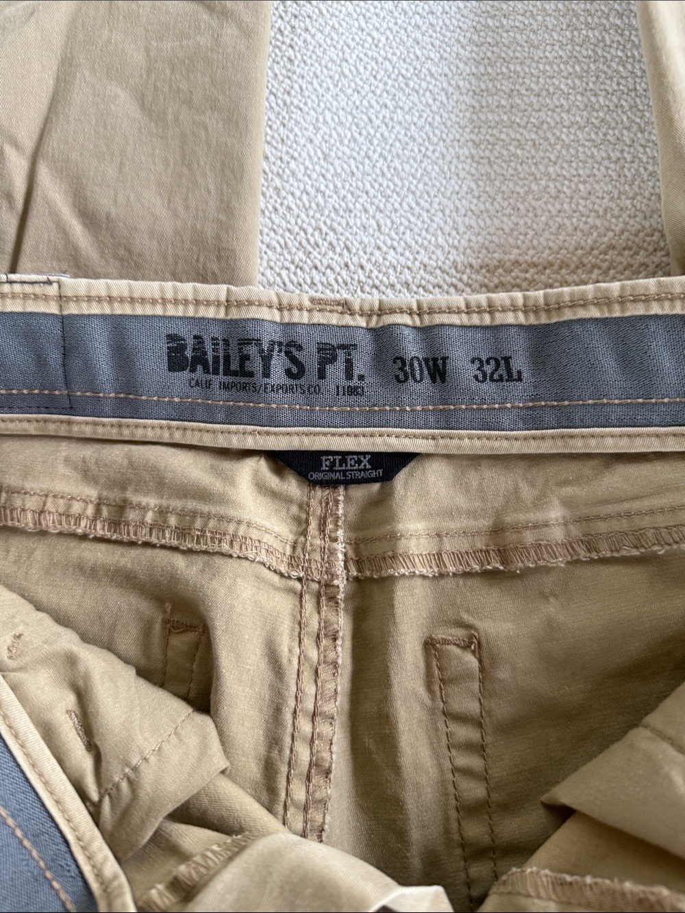 Baileys PT. Flex Original Straight Mid Rise Straight Leg Khakis - Picture 4 of 4